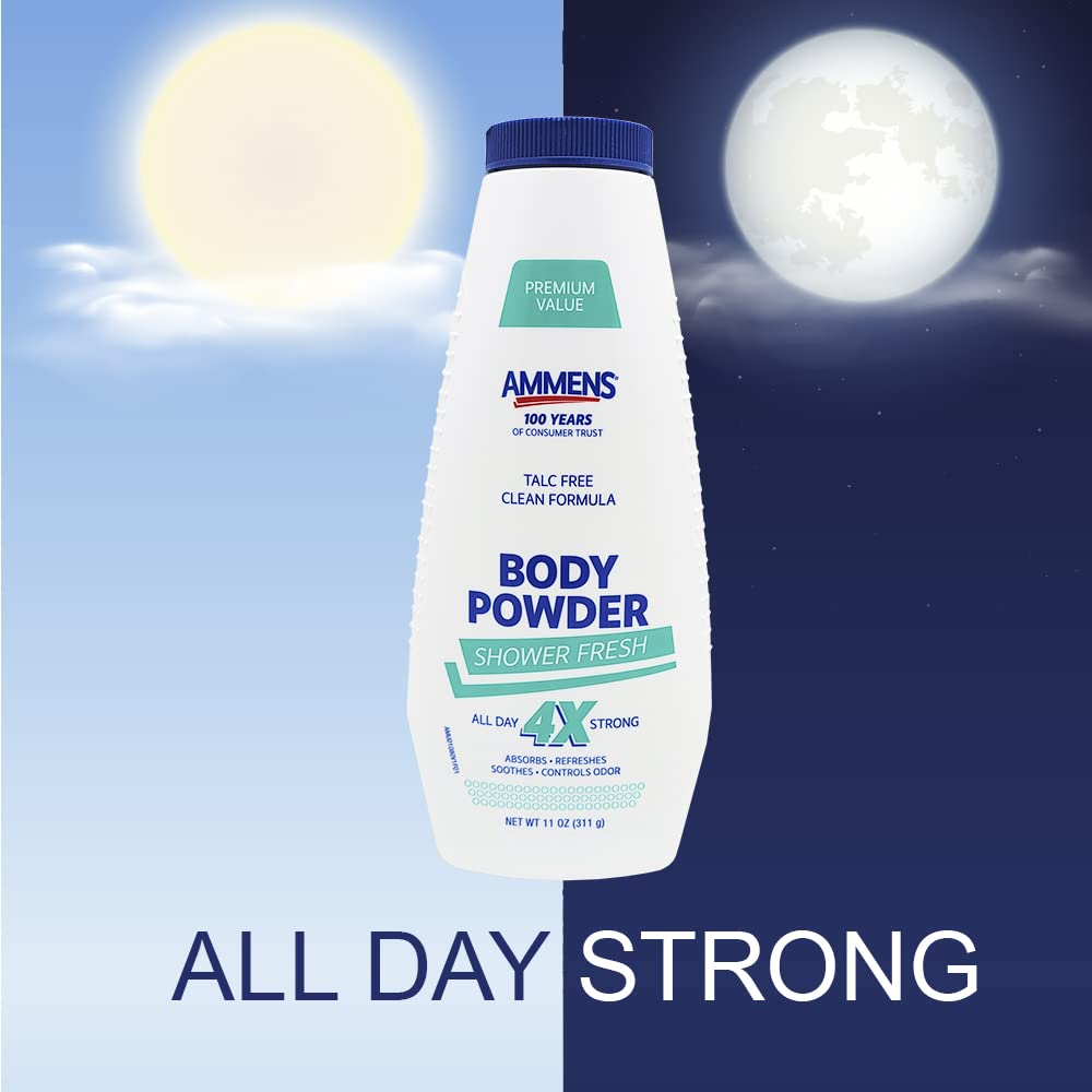 Ammens Powder Shower Fresh 11 oz Beauty and Personal Care AMMENS