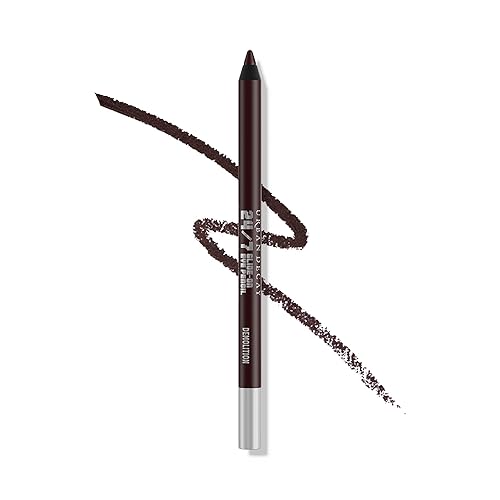 URBAN DECAY 24/7 Glide-On Waterproof Eyeliner Pencil - Smudge-Proof, Long-Lasting, Transfer-Proof, Up to 16HR Wear, Smooth No-Tug Formula, Demolition Beauty & Personal Care URBAN DECAY