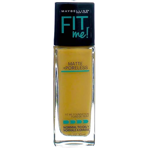Myb Fitme 220 Mp Fndtn Nt Size 1z Mmaybelline Fit Me Matte+poreless Foundation Natural Beige 220 1 Floz Beauty & Personal Care MAYBELLINE
