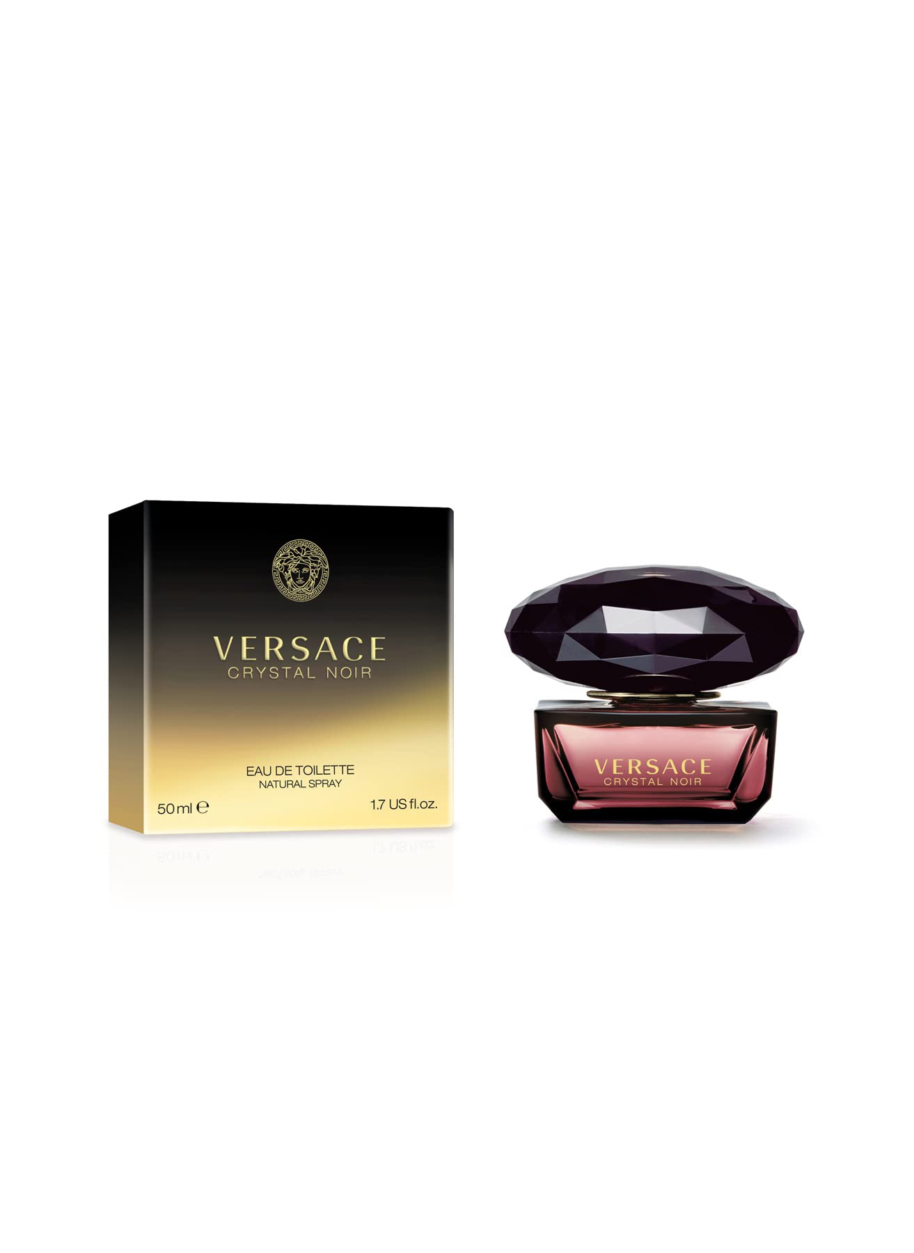 Versace Crystal Noir Eau de Toilette Spray for Women, 1.7 oz Beauty & Personal Care Versace