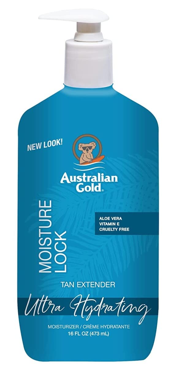 Australian Gold Moist Lock Tan Extender 16 Ounce Pump (473ml) (6 Pack) Beauty & Personal Care Australian Gold