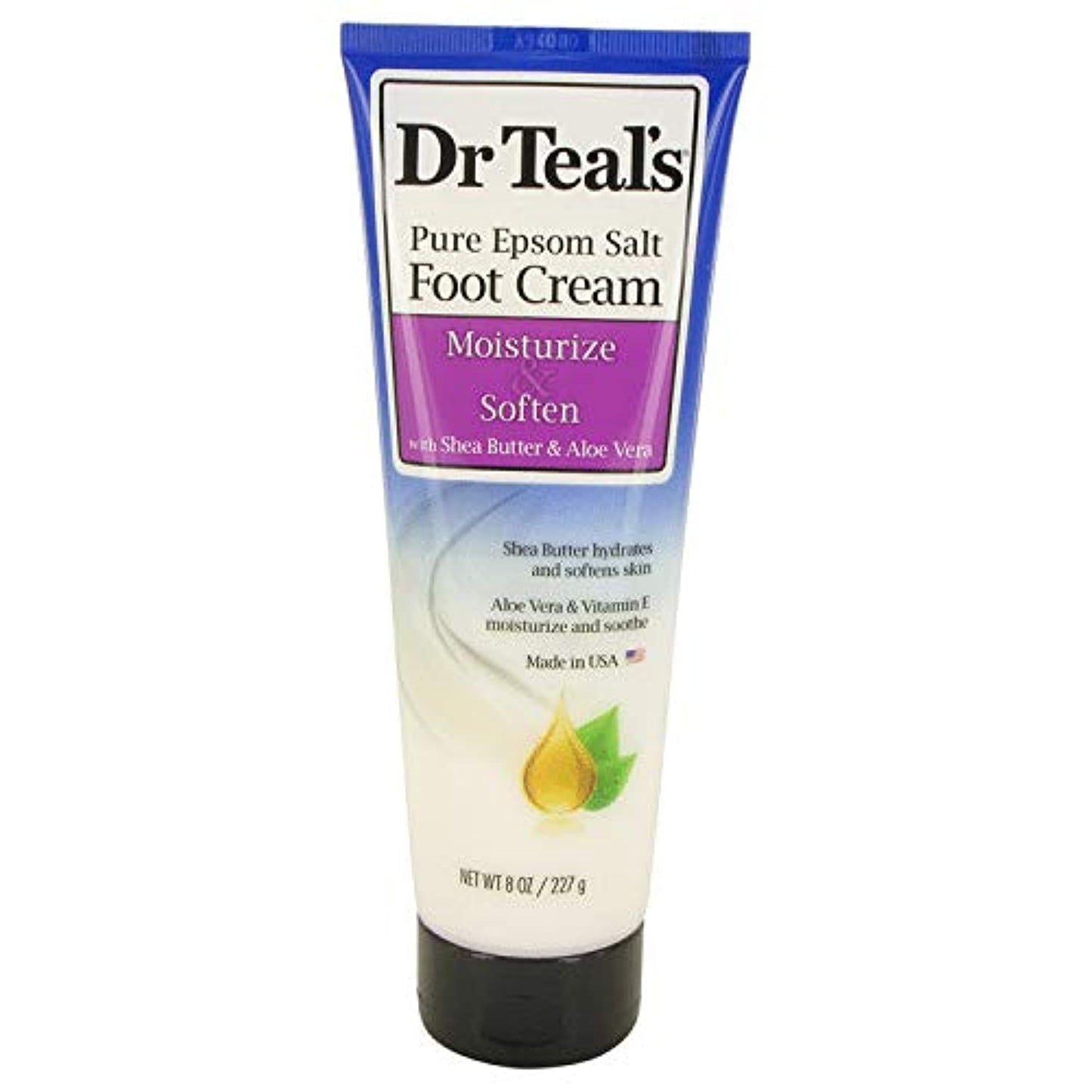 Dr Teal's Foot Cream, Moisturize & Soften, with Shea Butter & Aloe Vera, 8 oz. Beauty & Personal Care Dr Teal's