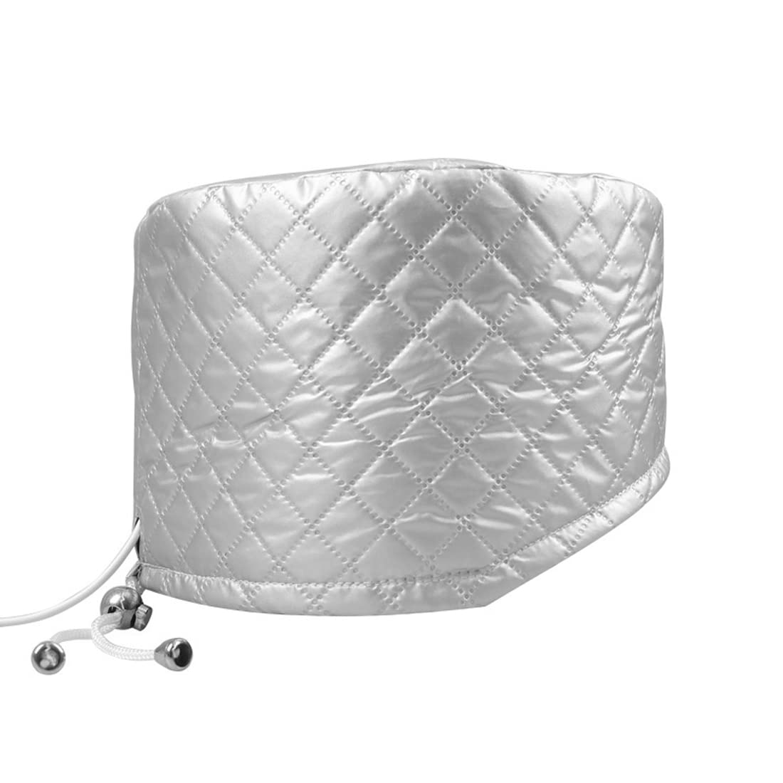 Ruilogod Silver Tone Grid Pattern 220V US Plug Hair Heating Hat Beauty Nourishing Cap (id: 3de 7da 3a9 0e3 cbd Beauty and Personal Care Ruilogod