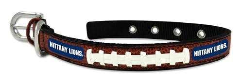 NCAA Penn State Nittany Lions Classic Leather Football Collar, Small Beauty & Personal Care GameWear