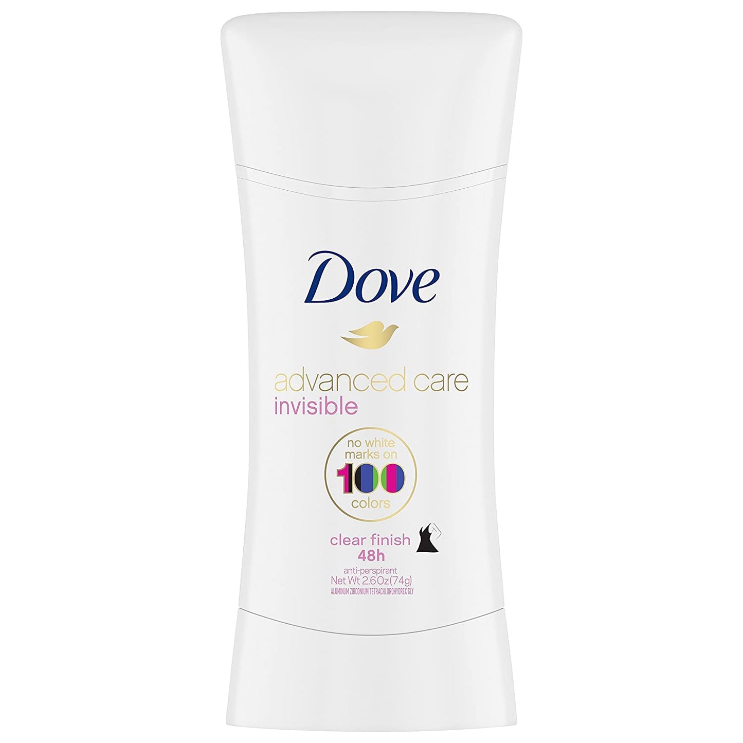 Dove Invisible Advanced Care Deodorant Solid Sticks Clear Finish 2.6 oz (Pack of 2) Beauty and Personal Care Dove