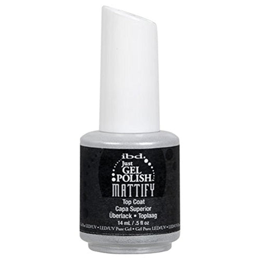 IBD Just Gel Polish, Mattify Top Coat, 0.5 Fluid Ounce