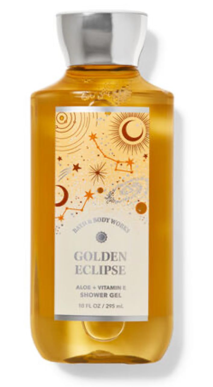 Bath & Body Works - 3 Piece Bundle - Spray - Body Cream - Shower Gel - Full Size and Bag HELLO GORGEOUS (Golden Eclipse) Beauty and Personal Care White Barn