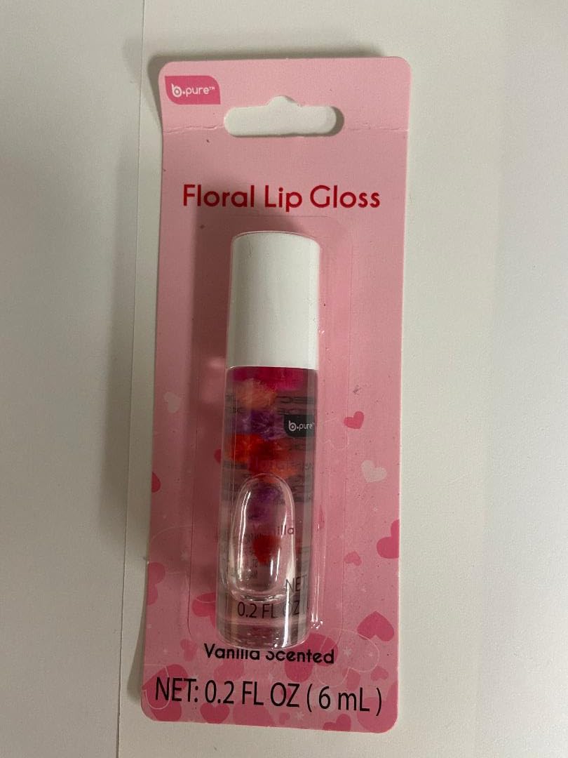 b.pure Floral Lip Gloss Vanilla Scented .2 oz Beauty & Personal Care b.pure