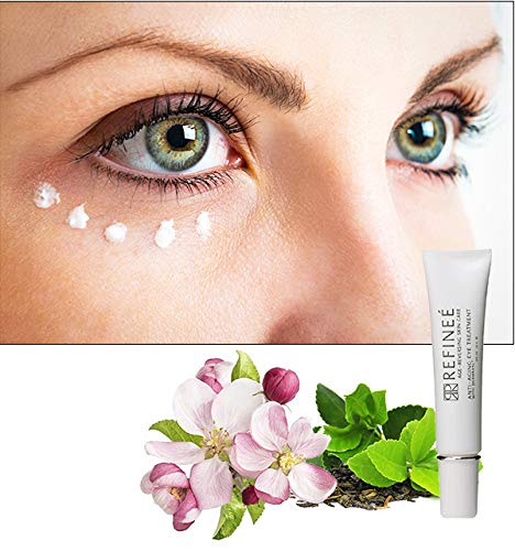 Refinee Anti-Aging Eye Treatment Cream for Crow's Feet, Fine Lines, and Wrinkles Around the Eyes .5oz Beauty & Personal Care Refinee
