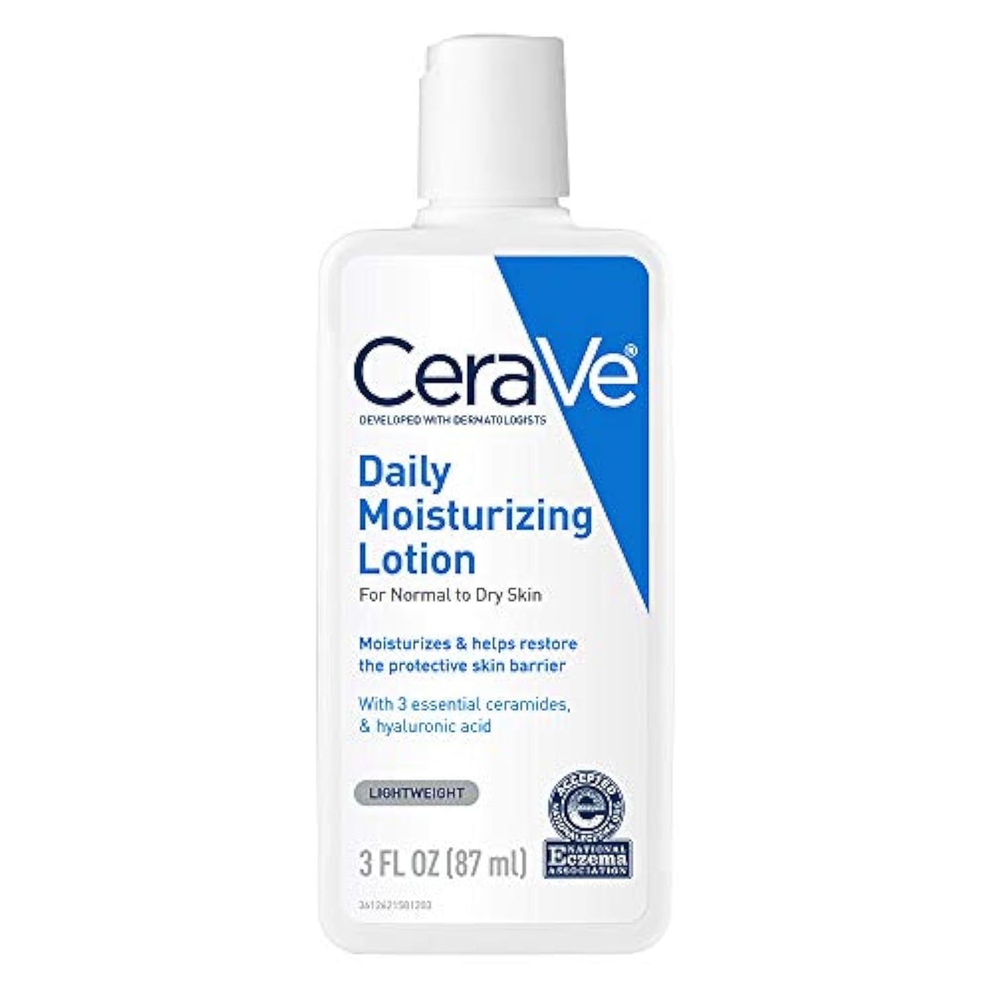 CeraVe Daily Moisturizing Lotion | 3 Ounce | Face & Body Lotion for Dry Skin with Hyaluronic Acid | Packaging May Vary Beauty & Personal Care CeraVe