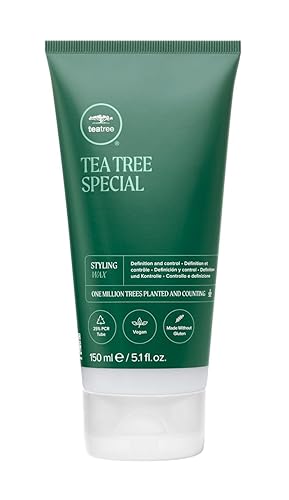 Tea Tree Styling Wax, Adds Definition + Hold, For All Hair Types, 5.1 fl. oz. Beauty & Personal Care Tea Tree