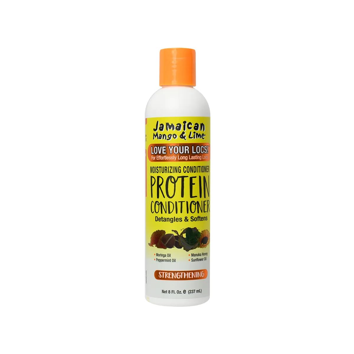 Jamaican Mango & Lime Protein Conditioner - Strengthening & Moisturizing Hair Care with Manuka Honey & Moringa Seed Oil for Natural Hair, Locs, Twists Beauty & Personal Care Jamaican Mango & Lime
