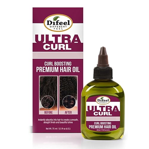 Difeel Ultra Curl - Curl Boosting Premium Hair Oil 2.5 oz. Beauty & Personal Care Difeel