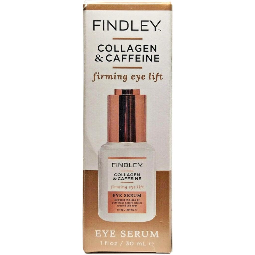 Findley Firming Eye Lift Eye Serum with Collagen and Caffeine - Reduces Puffiness and Dark Circles | Hydrates and Reduces Wrinkles (1 Fl Oz) Beauty & Personal Care Findley