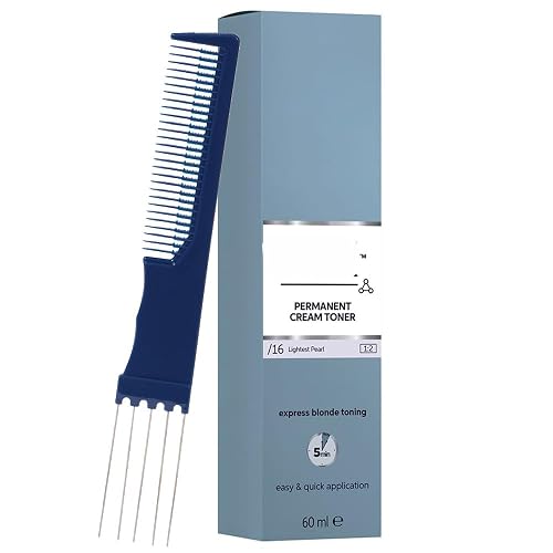 BlondorPlex Lightest Pearl /16 Cream Toner 2 Ounce with Dual Comb Beauty & Personal Care M Hair Designs