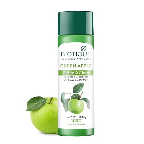 Biotique Fresh Daily Purifying Shampoo & Conditioner - Green Apple 190ml Beauty & Personal Care Biotique