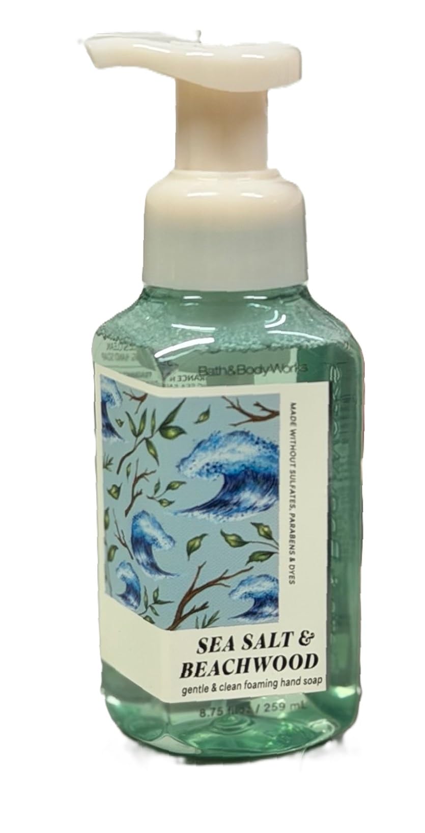 Bath & Body Works Spring Scents Gentle & Clean Foaming Hand Soap - 8.75 fl oz (Sea Salt and Beachwood) Beauty & Personal Care Bath & Body Works