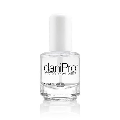 daniPro Doctor-Formulated Clear Base Coat Nail Polish, 0.5 oz - Base Coat Nail Polish with Undecylenic Acid, Vitamins & Biotin - Nail Base Coat Beauty & Personal Care daniPro