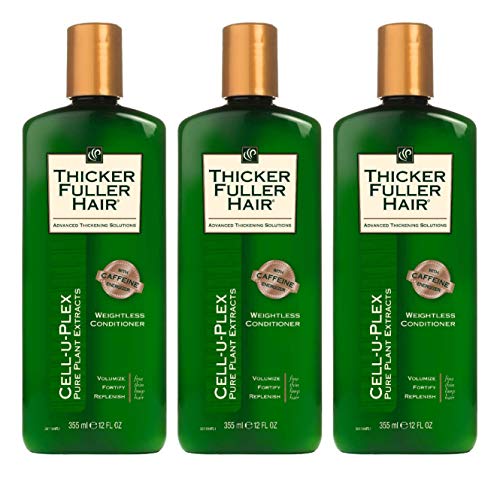 Thicker Fuller Hair Conditioner Weightless 12 Ounce (355ml) (Pack of 3) Beauty & Personal Care Thicker Fuller Hair