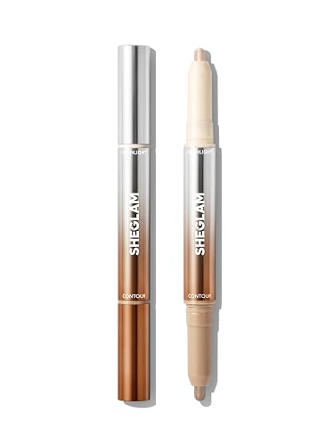 SHEGLAM Fine Line 2-in-1 Nose Contour & Highlight Pen-05 Soft Tan Beauty & Personal Care SHEGLAM