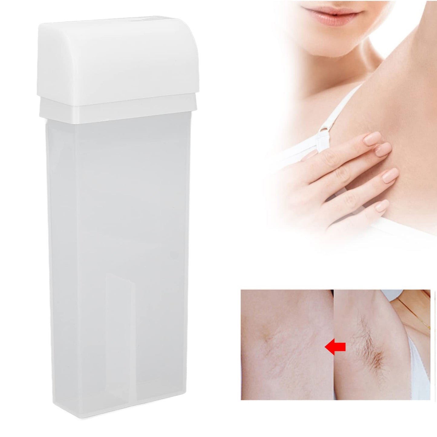 Meiyya Hair Removal Wax Bottle, Soft Wax Roller Roll On Kit, Empty Depilatory Wax Bottle Container, Portable Safe Stable for Home Use, 150g / 5.3oz Beauty and Personal Care Meiyya