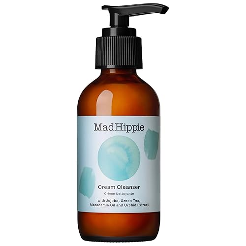 Mad Hippie Cream Cleanser - Gentle Formula with Hyaluronic Acid, Jojoba Oil & Green Tea, Skin Barrier Protection, 4 Oz Ea Beauty & Personal Care Mad Hippie
