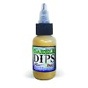 Face Painting Makeup - ProAiir Waterproof Brush On Dazzle DIPS - 1 oz (30ml) Gold Beauty & Personal Care ShowOffs Body Art