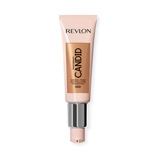 Revlon PhotoReady Candid Natural Finish Foundation, with Anti-Pollution, Antioxidant, Anti-Blue Light Ingredients, 430 Honey Beige, 0.75 fl. oz. Beauty & Personal Care REVLON