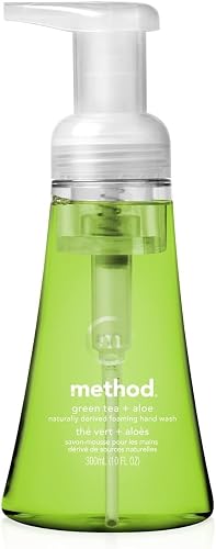 Method Naturally Derived Foaming Hand Wash, Green Tea + Aloe, 10 Ounce Beauty & Personal Care Method