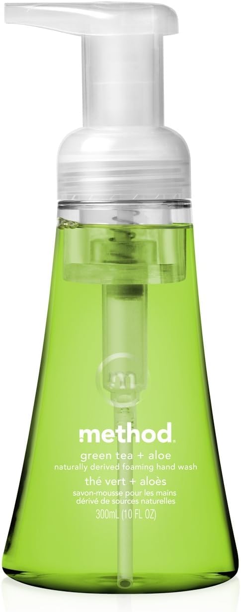 Method Naturally Derived Foaming Hand Wash, Green Tea + Aloe, 10 Ounce Beauty & Personal Care Method
