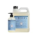 Mrs. MEYER'S Liquid Hand Soap, Rainwater Scent, Set includes 33 oz. Refill & 12.5 oz. bottle Beauty & Personal Care Mrs. MEYER'S