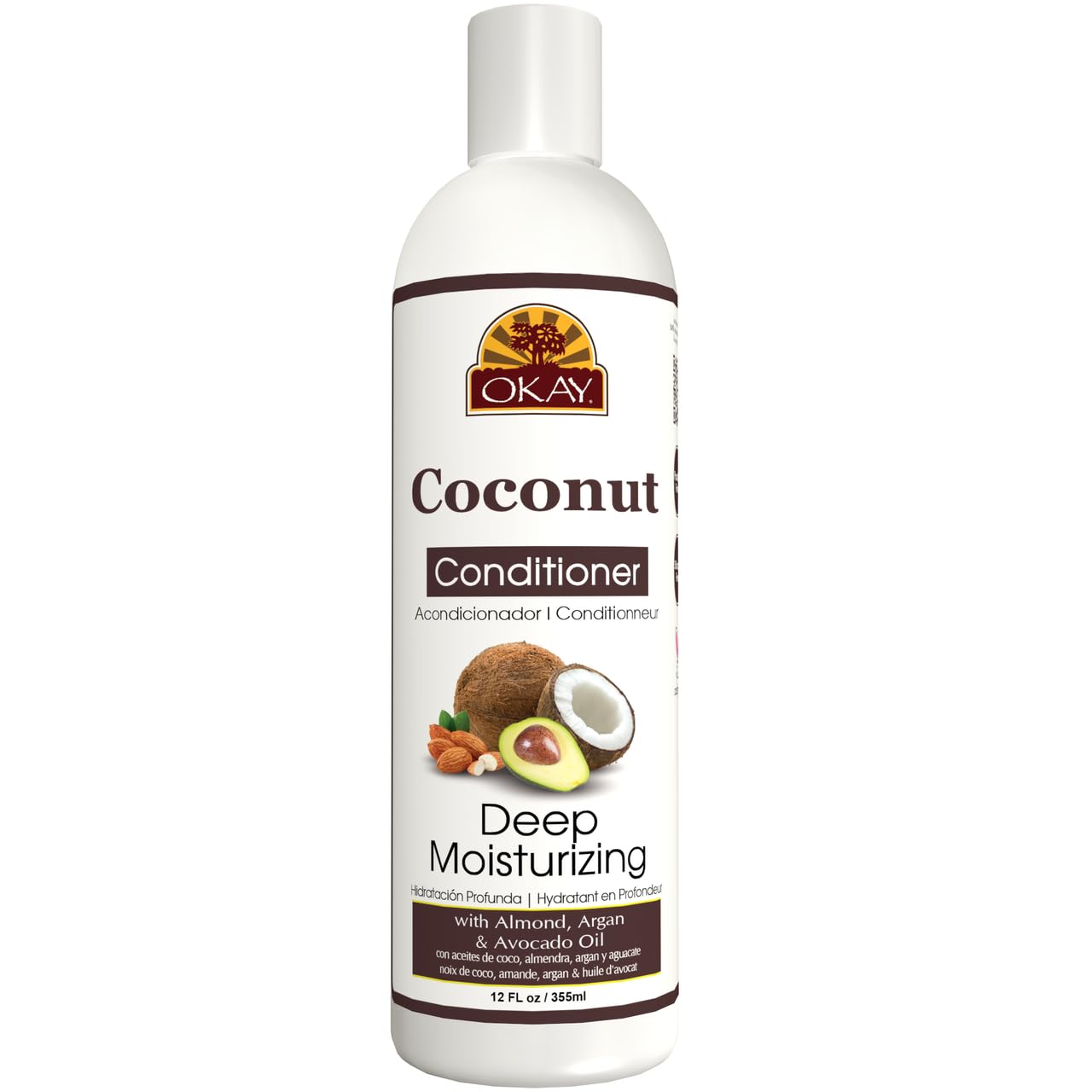 OKAY Coconut Deep Moisturizing Conditioner, 12 Fl Oz Beauty & Personal Care OKAY