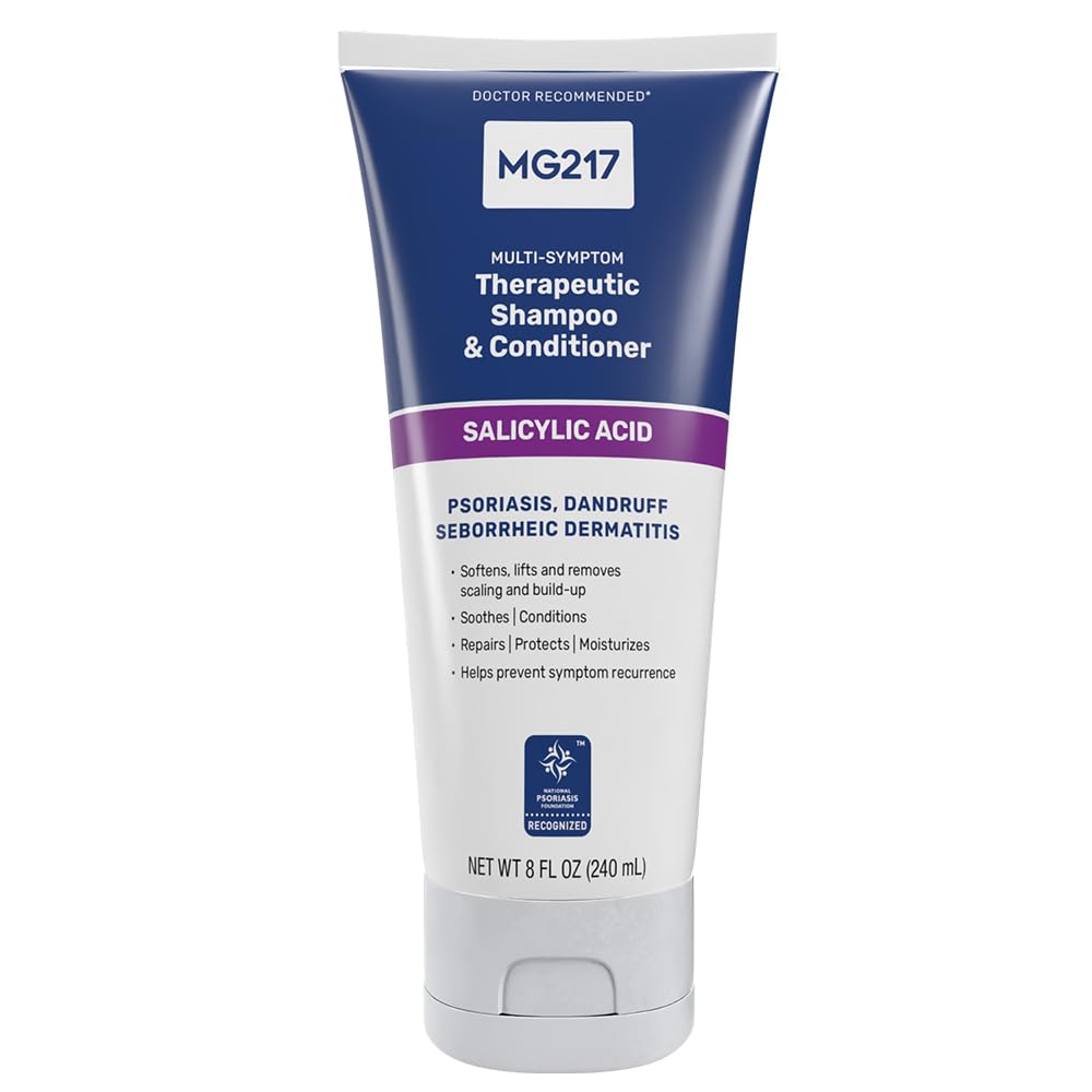 MG217 Psoriasis Scalp Solutions, Shampoo + Conditioner, 8 Ounce (5603) Beauty & Personal Care MG217