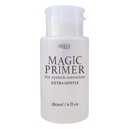Amber Lash Magic Primer (6.0 fl.oz/180ml) Super Gentle Eyelash Extension Primer to Increases Adhesive Strength and Bonding Retention on Natural Beauty & Personal Care Amber Lash