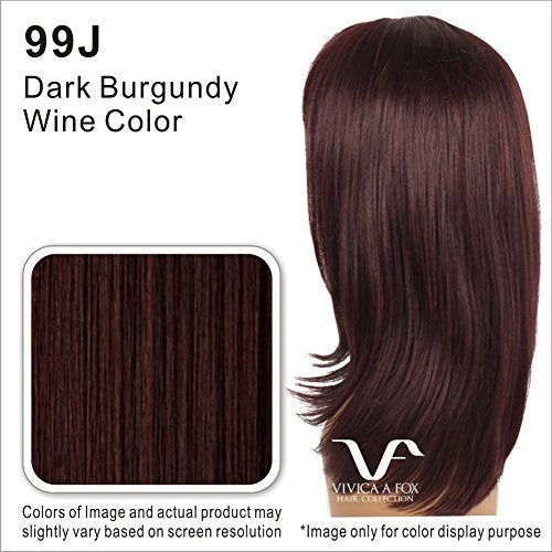 Vivica A. Fox CHARLI-V, Heat Resistant Fiber, Pure Comfort Cap, Long Layered Straight Wig with Curved Ends, Center Skin Part, Comfortable Full Wig