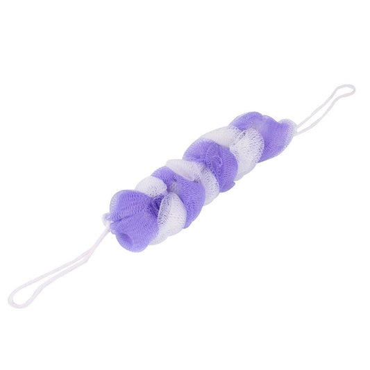 Ruilogod Nylon Washroom Double Straps Meshy Body Cleaner Bath Shower Scrubber Puff Purple (id: 0a6 897 069 c20 4cd Beauty and Personal Care Ruilogod