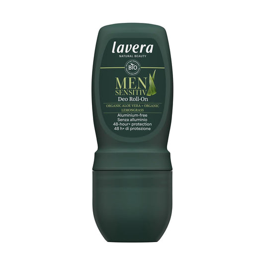 lavera Men sensitiv Deo Roll-On - 48 h protection - without aluminium - reliable during sports - vegan - natural cosmetics - 50 ml' Beauty and Personal Care lavera