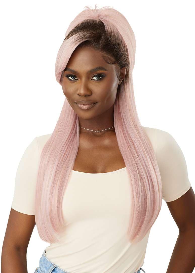 Outre Lace Front Wig - Melted Hairline - Asher (BLACK BERRY)