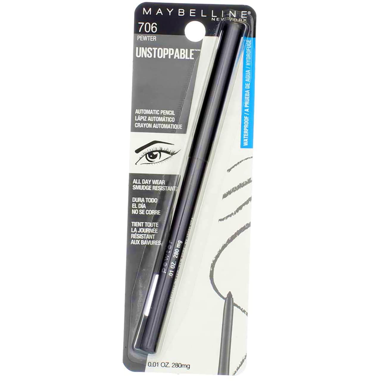 Maybelline Unstoppable Eyeliner - Pewter - 2 Pack Beauty & Personal Care MAYBELLINE