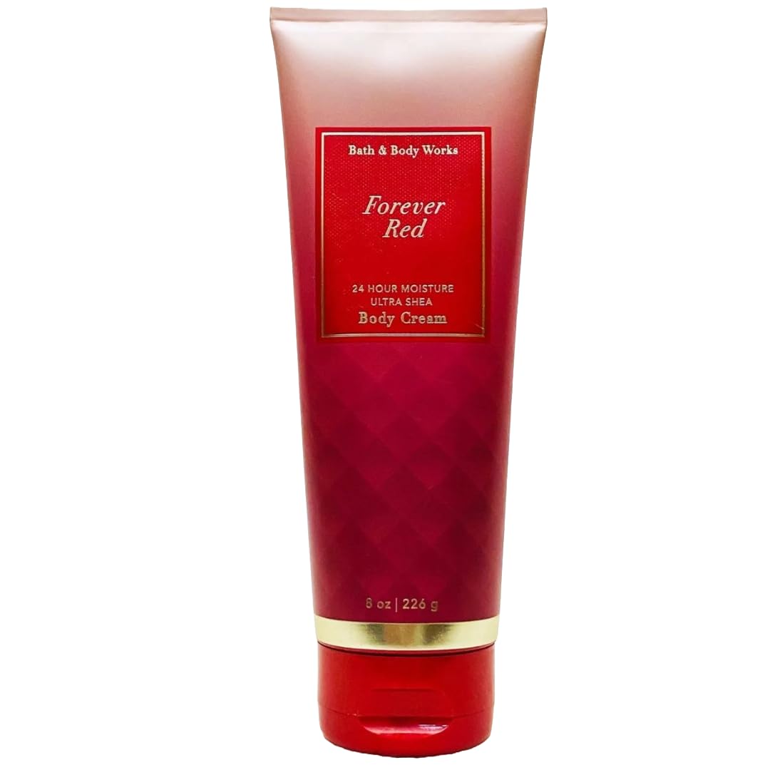 Bath & Body Works FOREVER RED Ultra Shea Body Cream 8 Ounce (Packaging Varies) Beauty & Personal Care Bath & Body Works