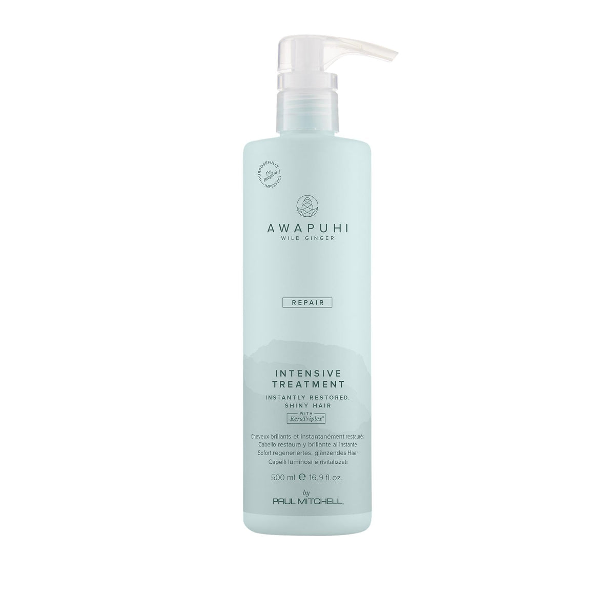 Awapuhi Wild Ginger by Paul Mitchell Intensive Treatment, Rebuilds + Repairs, For Dry, Damaged + Color-Treated Hair, 16.9 fl. oz.