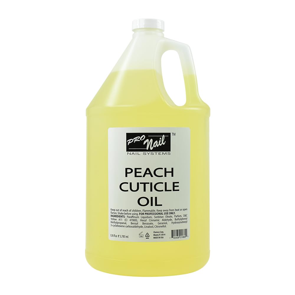 PRO NAIL - Cuticle Revitalizing Oil for Nails, Peach, 128 Oz - Professional Strength, Pedicure and Manicure - Moisturizes and Strengthens Nails Beauty & Personal Care PRO NAIL