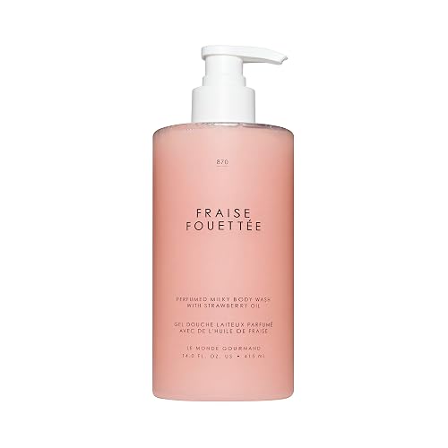 Le Monde Gourmand Fraise Fouettée Perfumed Milky Body Wash - 14 fl oz (414 ml) - Vanilla, Strawberry, Sugar Notes Beauty & Personal Care Le Monde Gourmand