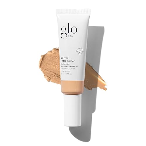 Glo Skin Beauty Oil-Free Tinted Primer SPF 30 - Mineral Makeup for Face, 4-in-1 Foundation Primer, Sheer Coverage, Skincare & Sunscreen With Broad Beauty & Personal Care Glo Skin Beauty