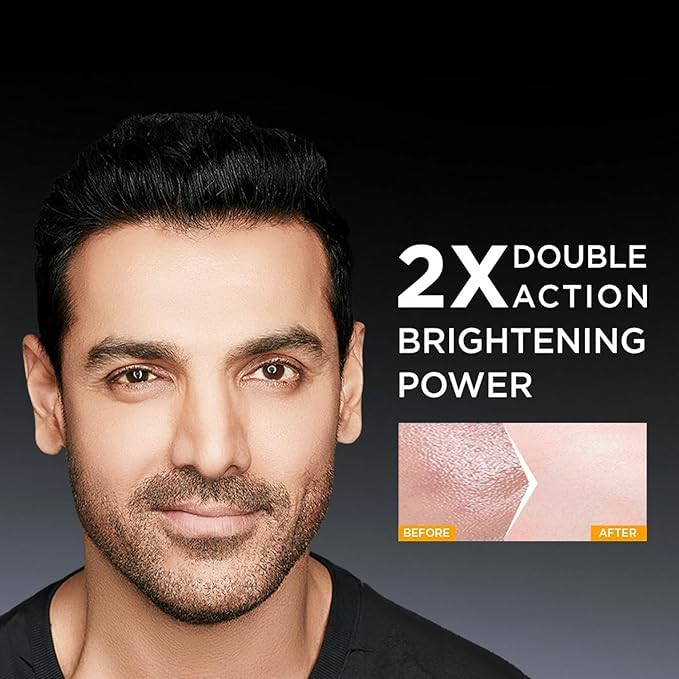 Garnier Men Power White Anti-Pollution Double Action Facewash, 100gm