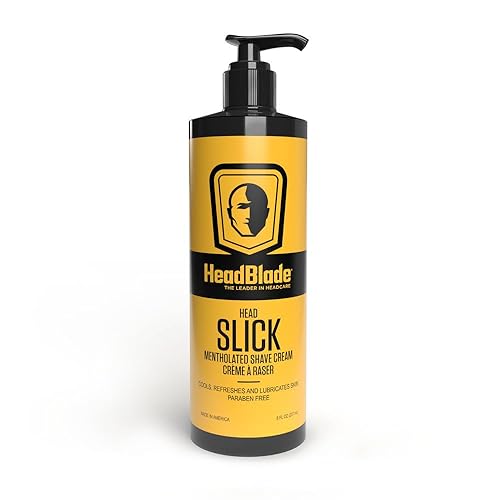 HeadBlade HeadSlick Shave Cream 8 oz for Smooth Headshaving for Bald Men, Helps with Irritation, Redness, & Razor Burn Beauty & Personal Care HeadBlade