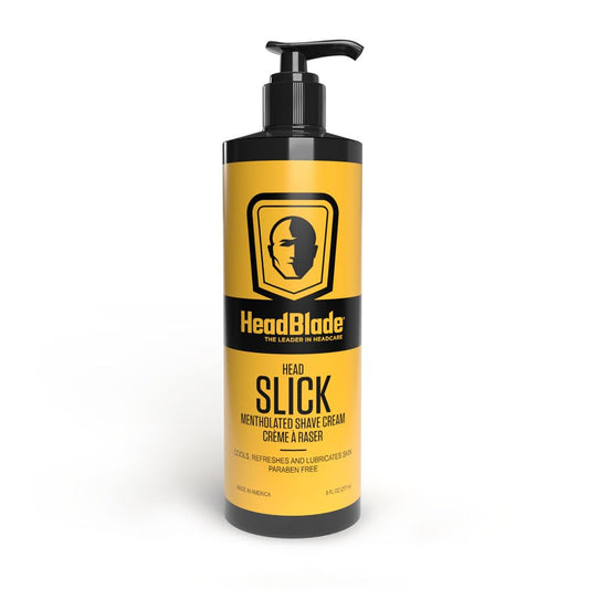 HeadBlade HeadSlick Shave Cream 8 oz for Smooth Headshaving for Bald Men, Helps with Irritation, Redness, & Razor Burn Beauty & Personal Care HeadBlade
