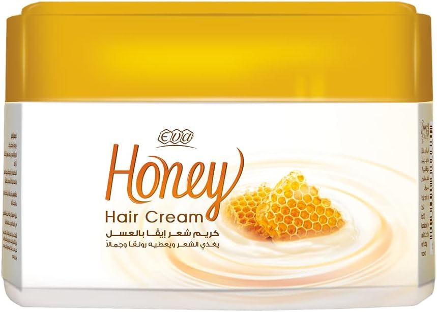 EGYPT EXPORT Eva Honey Hair Cream for All Hair Types, All the Benefits of Pure Honey, Soft, Shiny, Radiant Hair with a Touch of Elegance (Large Pack Beauty & Personal Care EGYPT EXPORT