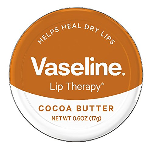 Vaseline Lip Therapy Lip Balm Tin, Cocoa Butter, 0.6 oz Beauty & Personal Care Vaseline