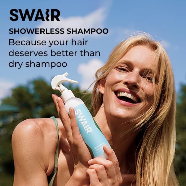 SWAIR Sampler Travel Size - Showerless Shampoo & SweatShield Leave-In - Clean Ingredients - Perfect for Gym Bag or Carry-On Beauty & Personal Care SWAIR